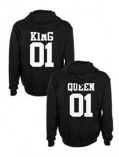 Sudaderas P/ Parejas - King And Queen (envio Gratis)