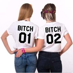 2 Playeras Friends Bitch San Valentin Unisex