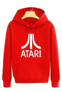 Sudadera Arcade Atari Classico Con Gorra 100% Algodon!!