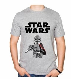 Playera Star Wars Lego Stormtrooper Blaster Silver Comandant