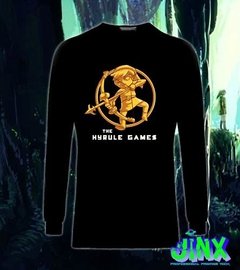 Playera Zelda + Juegos Del Hambre M/larga Sinsajo Juego