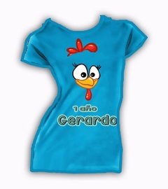 Playera Personalizadas Gallinita Pintadita 100% Algodon en internet