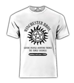 Playera Tv Supernatural Programa Hermanos Winchester - comprar en línea