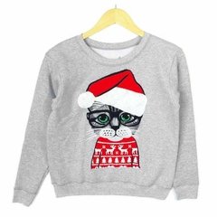 Sudadera Cat Gato Navideño Hipster Lentes Moda 2018