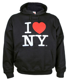 Sudadera negra i love new york