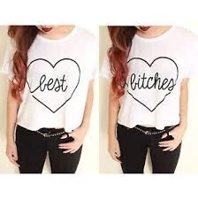 Playeras Mejores Amigas