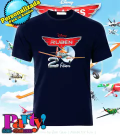 Playera Personalizada Walt Disney Aviones