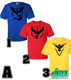 Playera o Camiseta Pokemon Team - comprar en línea