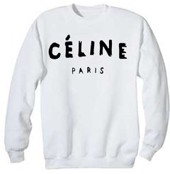 sudadera playera celine