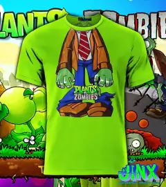 Playera o Camiseta Plantas vs Zombies - comprar en línea