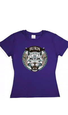 Burn, tiger, camisa, jinx