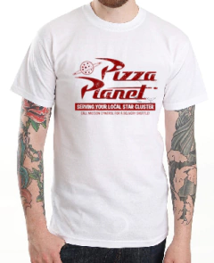 playera camiseta toy story pizza planet