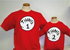 camisetas rojas thing 1