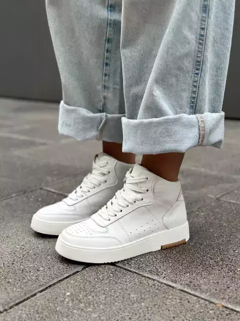 Zapatilla Bota Mick blanca