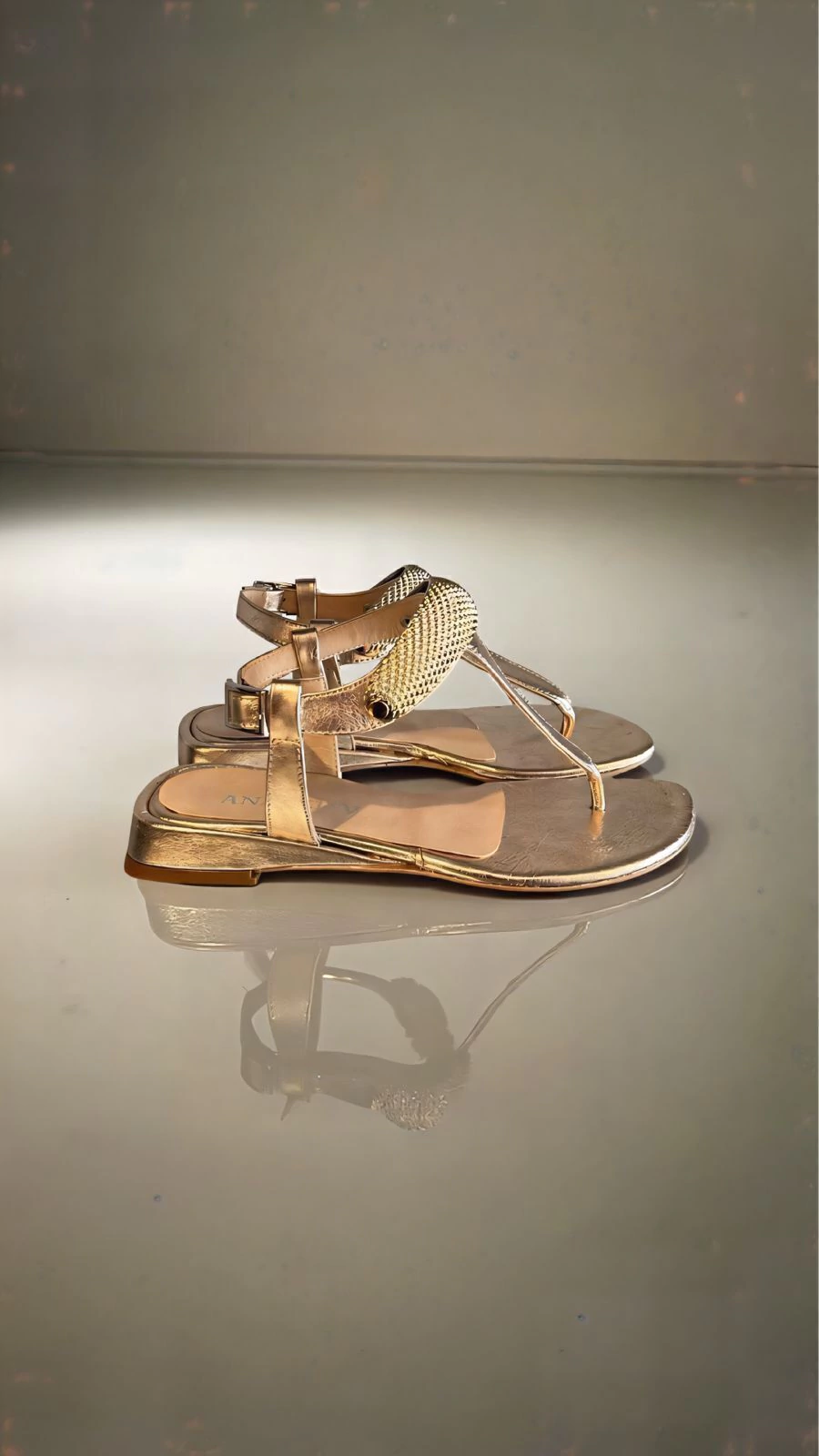 Sandalia Luz Platino