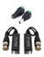 Par Balun Camara Seguridad Cctv Utp Pasivo Bnc + Fichas Plug