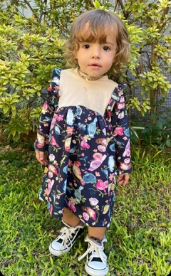 6341 VESTIDO ELASTIZADO Y PLUSH