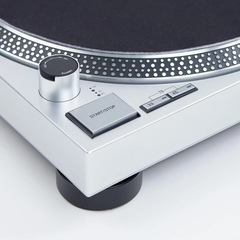 AUDIO TECHNICA AT-LP120XUSB-SV Bandeja Giradiscos Profesional de Accionamiento directo. Color Gris - Lead Music