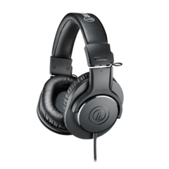 AUDIO TECHNICA ATH-M20X Auricular Profesional, Cerrados Para Monitoreo