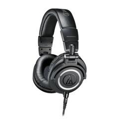 AUDIO TECHNICA ATH-M50X Auricular Profesional, Cerrado de Monitoreo color NEGRO