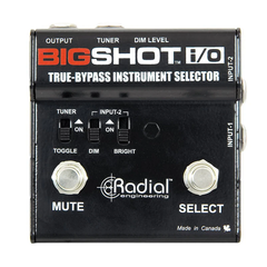 Radial Engineering Big Shot I/O True Bypass Pedal Selector de Instrumentos