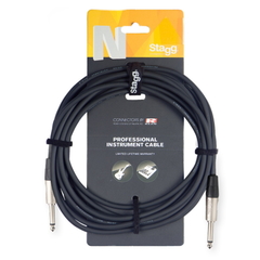 STAGG CABLE DE INSTRUMENTO, jack/jack (m/m), 3 Mts (10') - NGC3