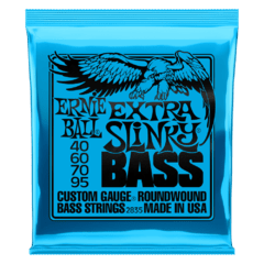 ERNIE BALL 40-95 EXTRA SLINKY NICKEL WOUND ELECTRIC BASS STRINGS - 2835