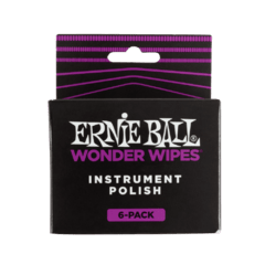 ERNIE BALL WONDER WIPES INSTRUMENT POLISH 6 PACK - 4278