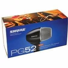 SHURE PG-52-LC Cardiode p/ Bombo 50Hz - 12kHz Montaje giratorio - comprar online