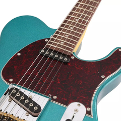 G&L ASAT Tribute Classic, Emerald Blue, Pickguard Tortoise TI-ACL-115R63R46 - comprar online