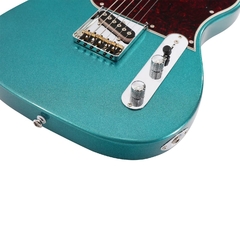 G&L ASAT Tribute Classic, Emerald Blue, Pickguard Tortoise TI-ACL-115R63R46 en internet