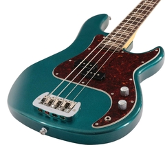 G&L Bajo Tribute LB100, Emerald Blue. Diapason Rosewood - TI-LB1-113R63R46 en internet