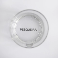 VASO DE VIDRIO OSO CORAL en internet