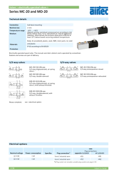 Válvula Pneumática 5/2 vias – MC-20-510-PR-2373-01 – 24V DC - BRADER