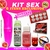 Especial Kit sexshop vibrador golfinho + gel termico + lamina liquida + pó magico + pomada funcional + jogo e raspadinha