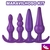 Especial Kit Plug Anal com 4 Diferentes Tamanhos para Encaixar Melhor Sexy Shop - comprar online