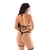 Especial Conjunto Viúva Alegre com Cinta Liga Cetim Renda Lingerie Sexy Fantasia - comprar online