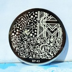 Nail Art Stamp BORN PRETTY BP43