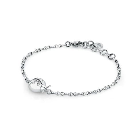 Pulsera Morellato Istanti Acero Ladybug con cristales