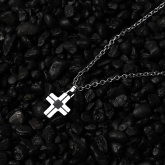 Collar Sector Spirit Cross Acero en internet