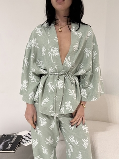 Kimono Maxi Ruber (Cp1539) - TOP STUDIO