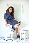 VESTIDO CORTO EN DENIM // Ref: AWA - comprar online