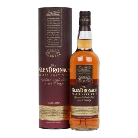 Glendronach Peated Port Wood 46% Abv Origen Escocia.