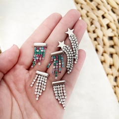 Aros strass acero quirurgico - comprar online