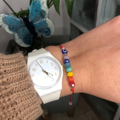 Pulsera 7 chakras + nazar - comprar online