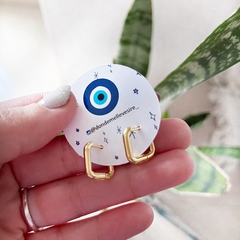 Aros Roma (acero dorado) - tienda online