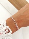 Pulsera Forcet Acero Blanco