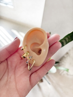 Aros Roma (acero dorado) - comprar online