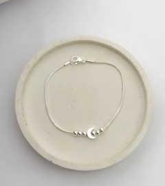 Pulsera Mica (acero blanco) - Donde Me Lleves Iré ®