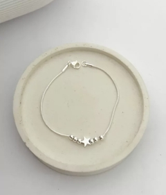 Pulsera Mica (acero blanco) en internet